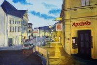 Ritterstra&szlig;ed&ouml;beln Acryl 40x60cm